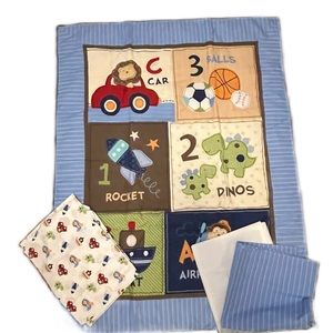 Sport Crib Bedding Set NWT